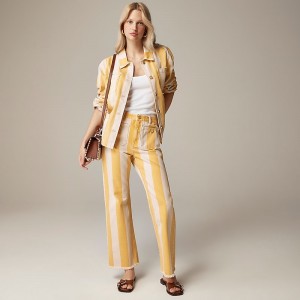 Warm Sunflower J.Crew Sailor mid-rise relaxed demi-boot jean | J.Crew Factory | TRMID7204