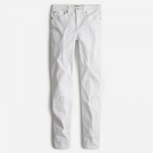 White Denim J.Crew 9" toothpick jean | J.Crew Factory | DELSN6820