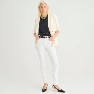 White Denim J.Crew 9" toothpick jean | J.Crew Factory | YAGXF3569