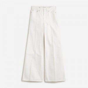 White Denim J.Crew High-rise superwide-leg jean | J.Crew Factory | ROIYB7519