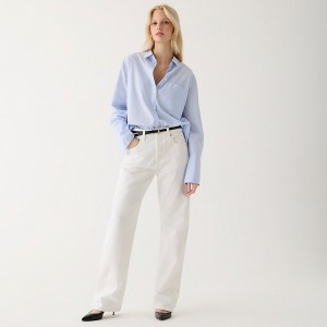 White Denim J.Crew Point Sur loose straight jean | J.Crew Factory | UMPQE0914