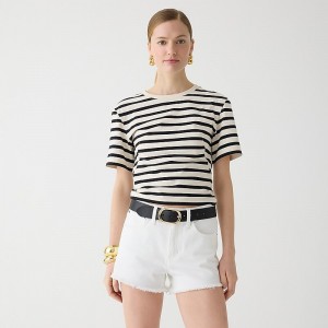 White Denim J.Crew Relaxed denim short in white | J.Crew Factory | MTOJF1860