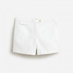 White J.Crew 3" suit short in textured linen blend | J.Crew Factory | VXSNA2530