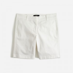 White J.Crew 7" stretch chino short | J.Crew Factory | PHDGR7416