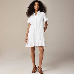 White J.Crew Amelia shirtdress in Liberty® Eliza's Red fabric | J.Crew Factory | FWVLU8472