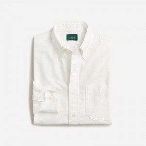 White J.Crew Broken-in organic cotton oxford shirt | J.Crew Factory | UHTQV5279