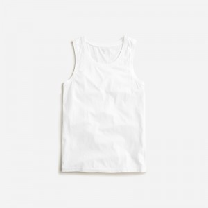 White J.Crew Broken-in tank top | J.Crew Factory | LXJYK8605