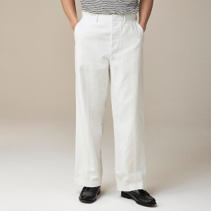 White J.Crew Creased summer trouser in cotton-linen blend | J.Crew Factory | XQPMR7524