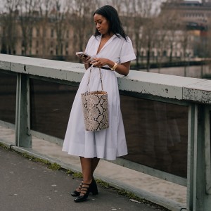 White J.Crew Elena shirtdress in cotton poplin | J.Crew Factory | AMUHW7480