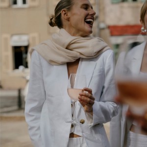 White J.Crew Helena blazer in stretch linen blend | J.Crew Factory | BQZTA5386