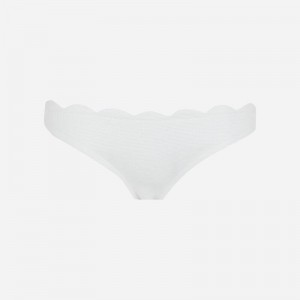 White J.Crew MARYSIA Santa Barbara bikini bottom | J.Crew Factory | KIAYV3709