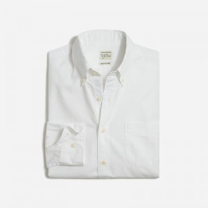 White J.Crew Secret Wash cotton poplin shirt | J.Crew Factory | RTCEN0287