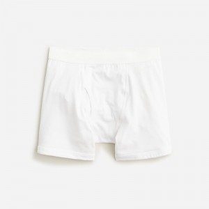 White J.Crew Stretch 4" boxer briefs | J.Crew Factory | KNRUQ4362