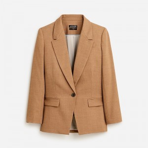 Wool Hthr Acorn J.Crew Willa blazer in Italian city wool blend | J.Crew Factory | QMBCW3721