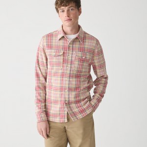 Yahsua Yellow Pink J.Crew Seaboard soft-knit shirt | J.Crew Factory | PQVXZ5127