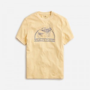 Yellow Plover Graphic J.Crew Vintage-wash cotton graphic T-shirt | J.Crew Factory | RNLYK1835