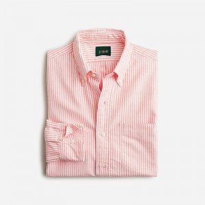 Zoli Stripe Orange Whit J.Crew Broken-in organic cotton oxford shirt | J.Crew Factory | TJYZE1754