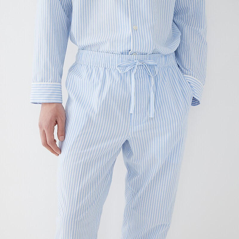 Acton Light Blue White J.Crew Pajama set in cotton poplin | J.Crew Factory | SRWKM1502