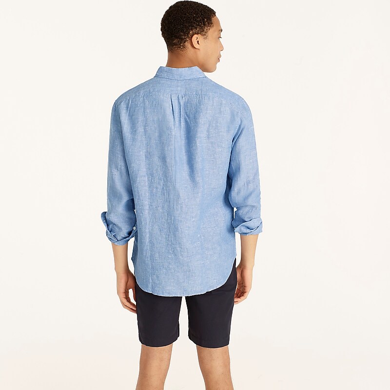 Amalfi Blue Linen Yd J.Crew Baird McNutt Irish linen shirt | J.Crew Factory | ZYJXT8705