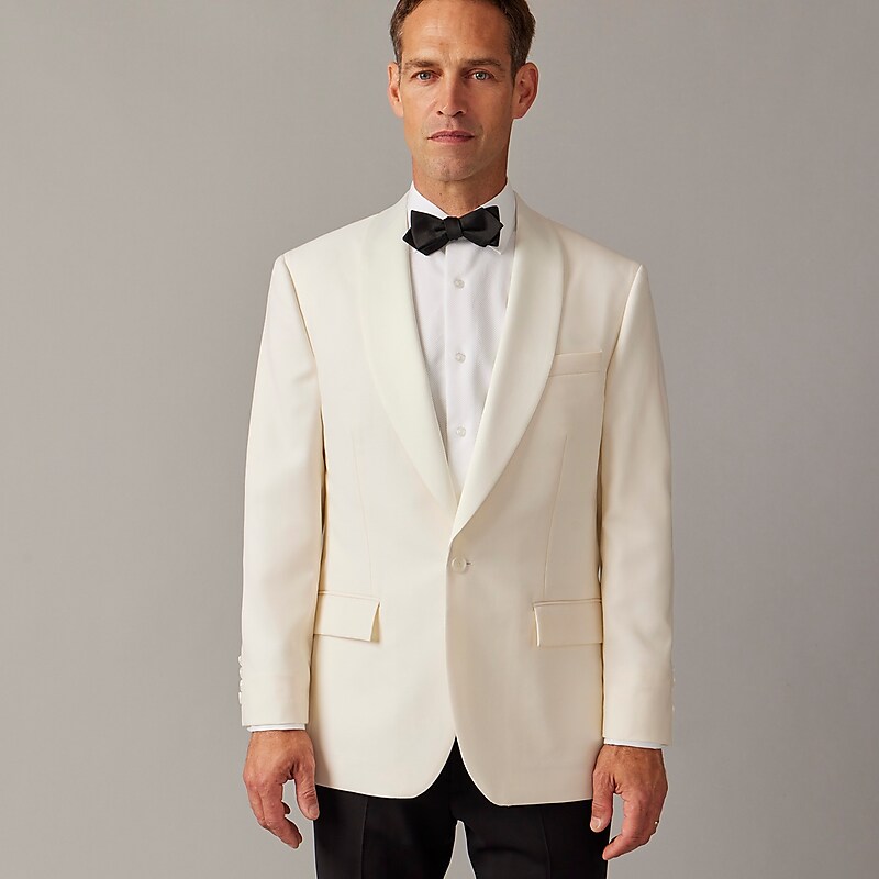 Antique Linen J.Crew Crosby Classic-fit dinner jacket in Italian wool | J.Crew Factory | MXRDO4258