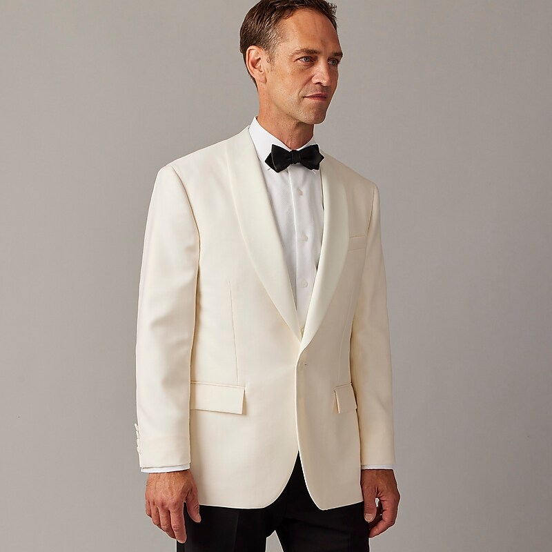 Antique Linen J.Crew Crosby Classic-fit dinner jacket in Italian wool | J.Crew Factory | MXRDO4258