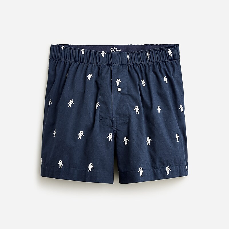 Astronaut Critter Navy J.Crew Printed boxers | J.Crew Factory | RKCZV0671