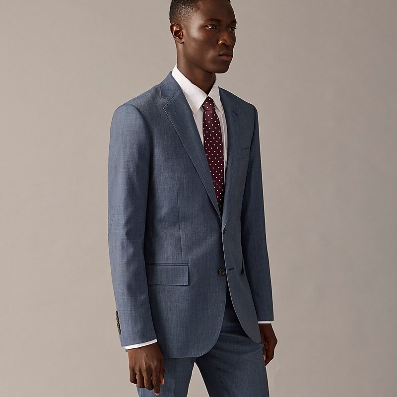 Atlantic Blue J.Crew Ludlow Slim-fit suit jacket in Italian stretch worsted wool | J.Crew Factory | XKBEJ6124