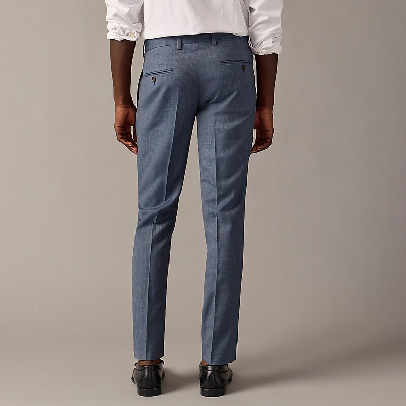 Atlantic Blue J.Crew Ludlow Slim-fit suit pant in Italian stretch worsted wool | J.Crew Factory | ZYVRM1820