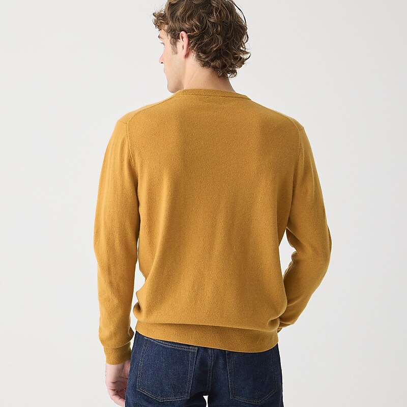 Baked Earth J.Crew Cashmere jacquard crewneck sweater | J.Crew Factory | YANJL1523