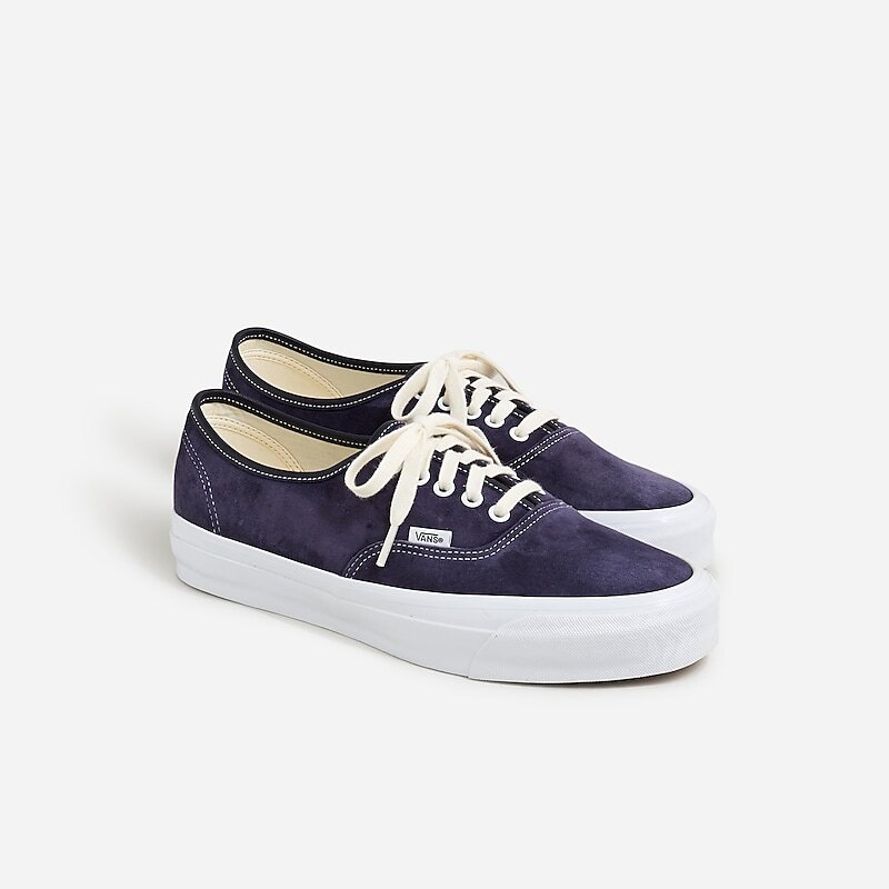 Baritone Blue J.Crew Vans® Premium Authentic sneakers in suede | J.Crew Factory | PNLFH1039