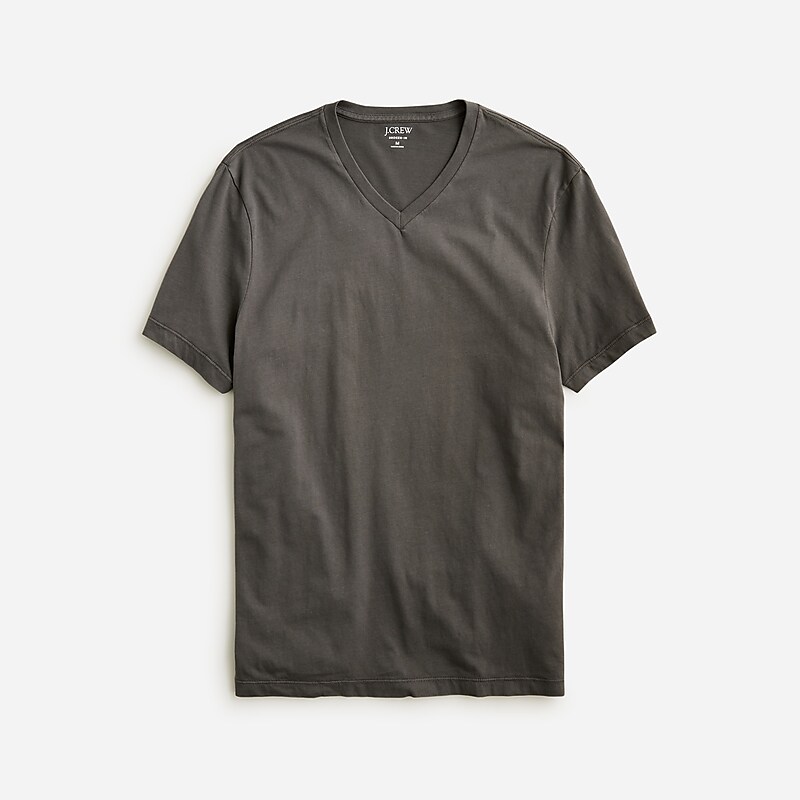 Bedford Coal J.Crew Broken-in short-sleeve V-neck T-shirt | J.Crew Factory | BXIDV5970