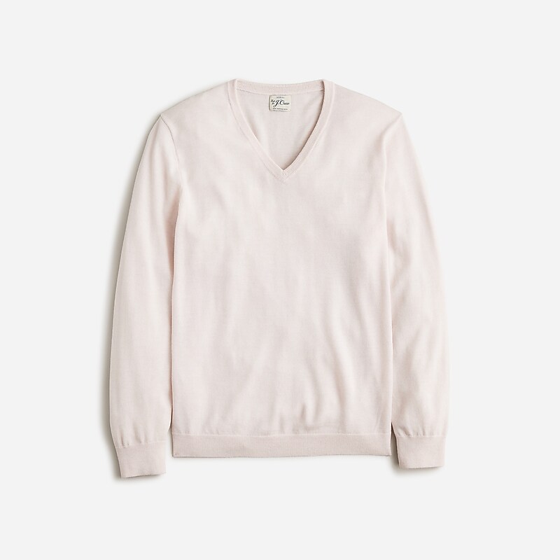 Bisque J.Crew Merino wool V-neck sweater | J.Crew Factory | WKRGA8237