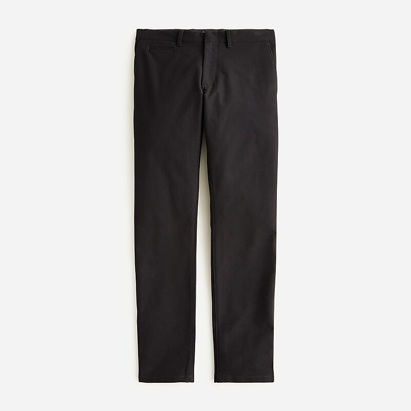 Black J.Crew 484 Slim-fit midweight tech pant | J.Crew Factory | LEUDF8541