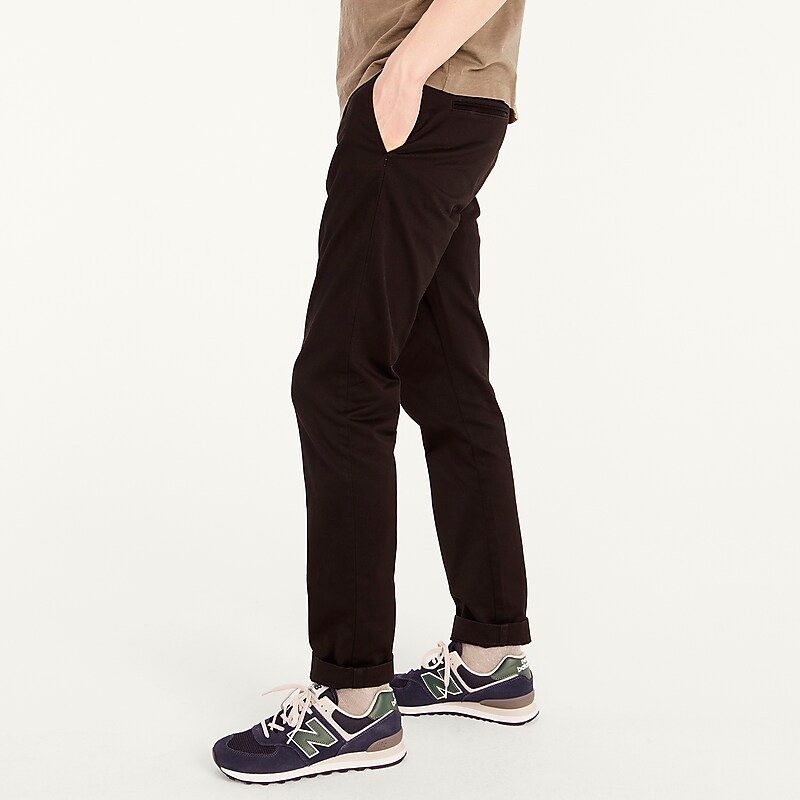 Black J.Crew 484 Slim-fit stretch chino pant | J.Crew Factory | JWNHB6237