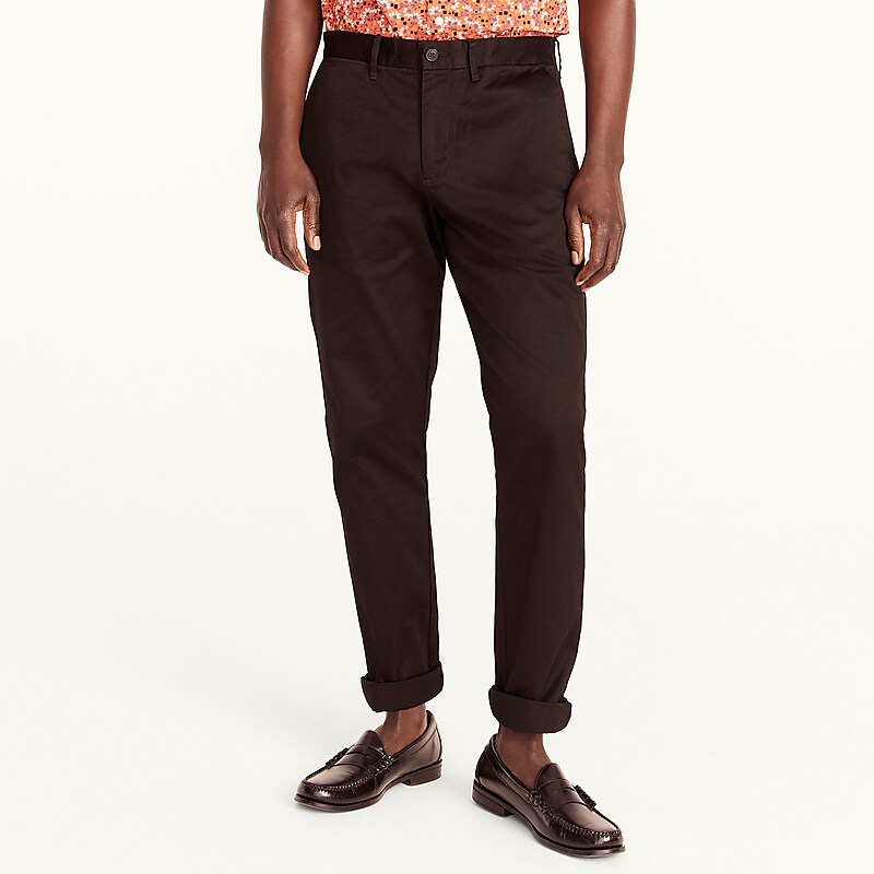 Black J.Crew 770™ Straight-fit stretch chino pant | J.Crew Factory | XUECF1395