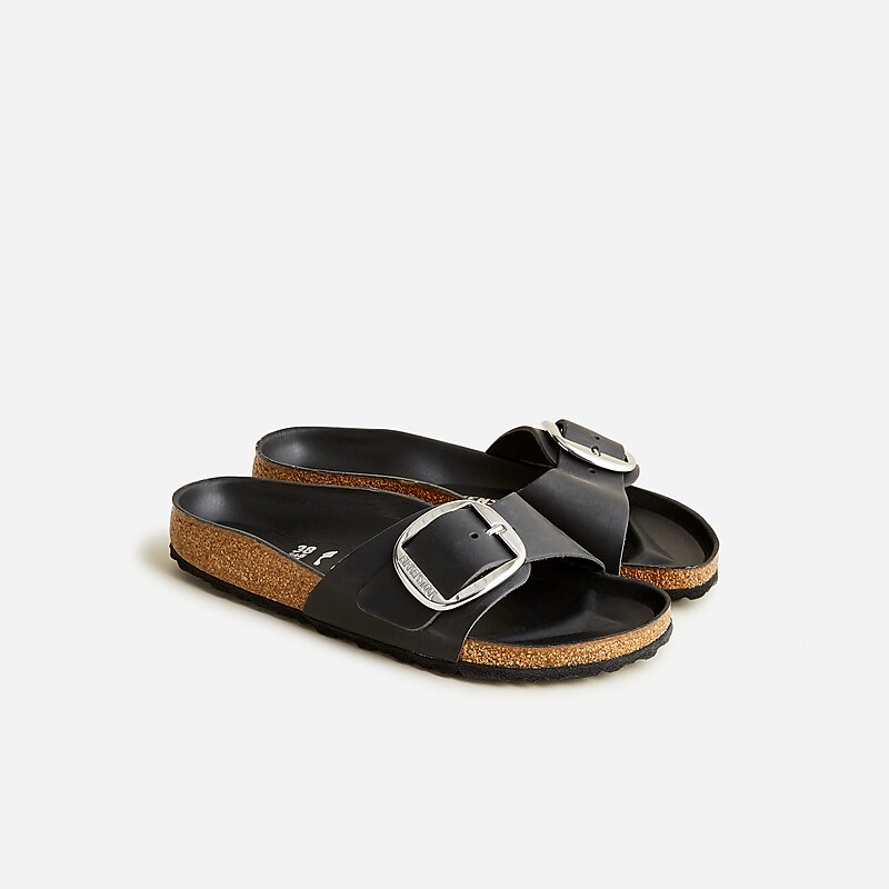 Black J.Crew Birkenstock® Madrid big-buckle sandals | J.Crew Factory | JYHEN3129