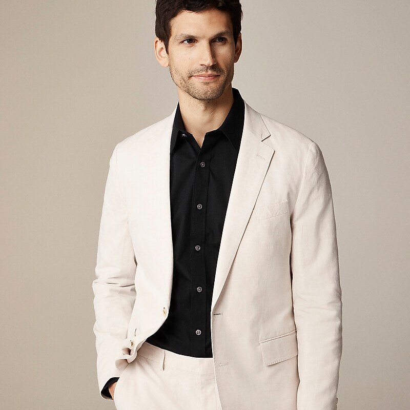 Black J.Crew Bowery wrinkle-free dress shirt with point collar | J.Crew Factory | MDHFO0143