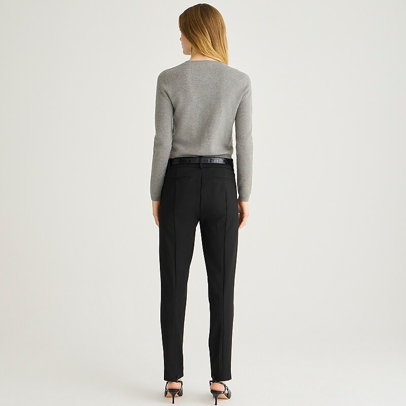 Black J.Crew Cameron slim cropped pant in four-season stretch | J.Crew Factory | GJWIF3152