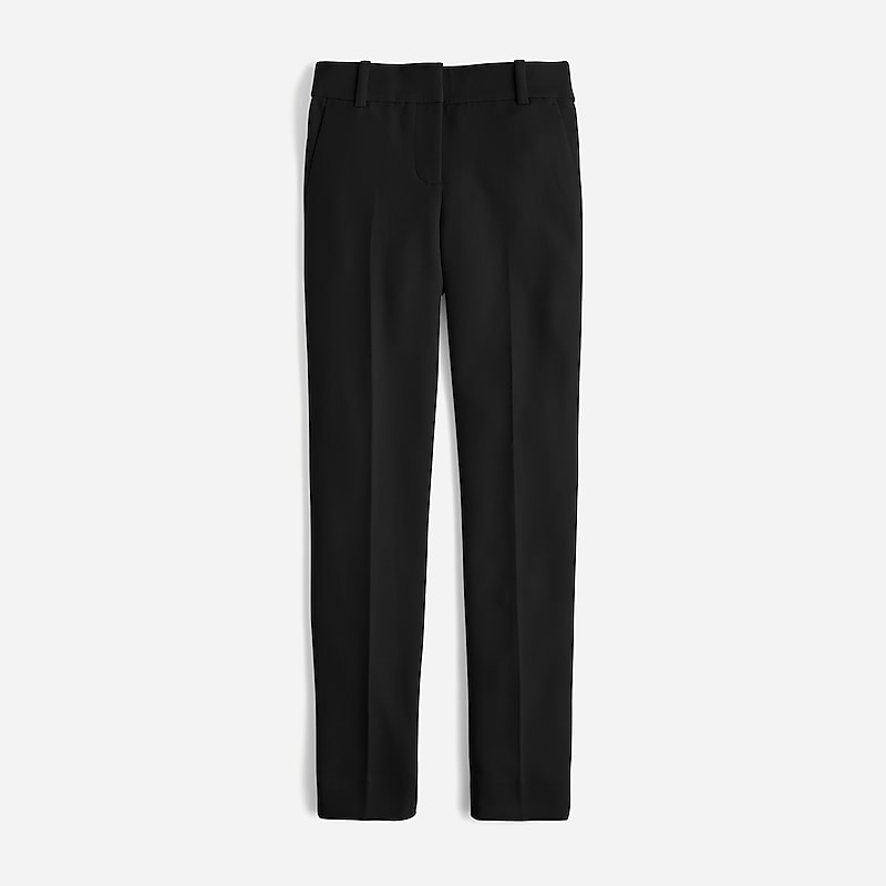 Black J.Crew Cameron slim cropped pant in four-season stretch | J.Crew Factory | GJWIF3152