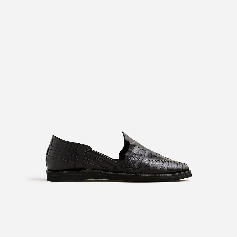 Black J.Crew Chamula™ Cancún huaraches | J.Crew Factory | GWHLE1874