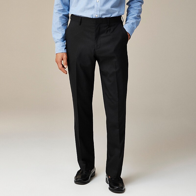 Black J.Crew Crosby Classic-fit suit pant in Italian wool | J.Crew Factory | HCEBJ8670