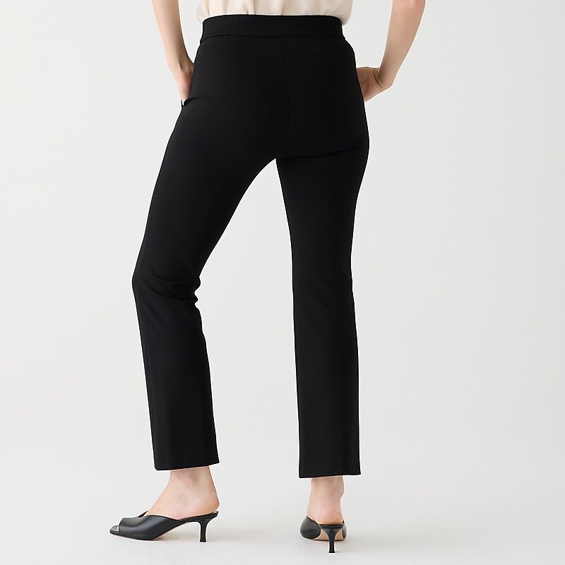 Black J.Crew Demi-boot pant in Italian ponte | J.Crew Factory | PTZHY4639