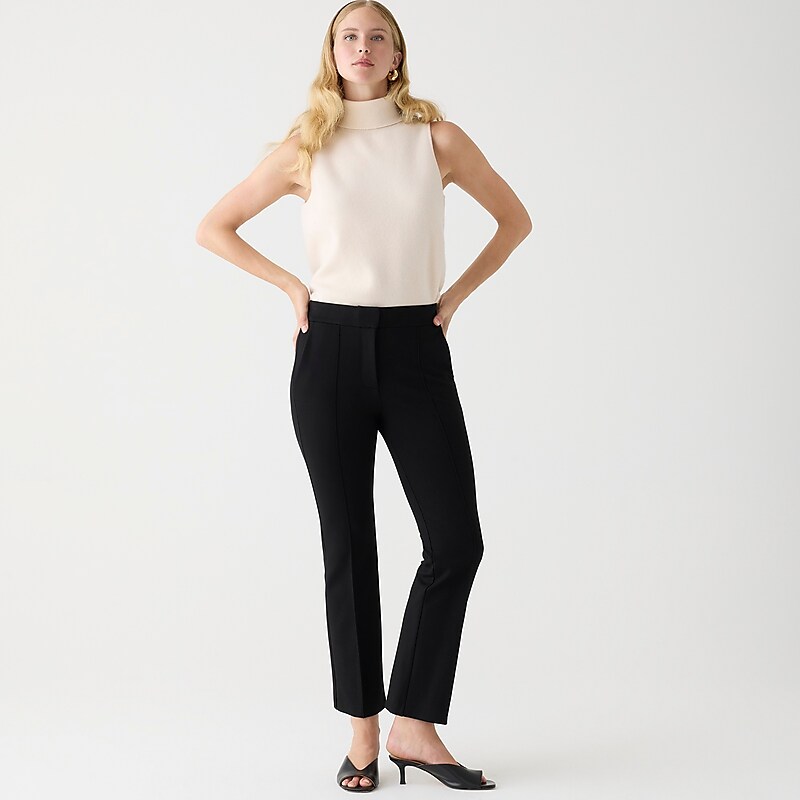 Black J.Crew Demi-boot pant in Italian ponte | J.Crew Factory | PTZHY4639