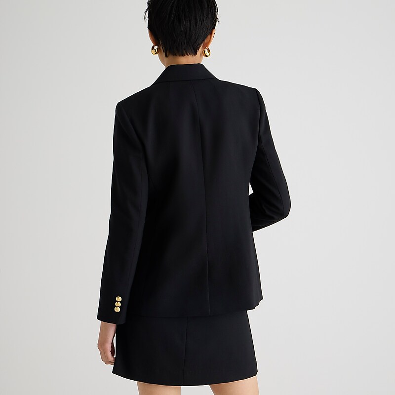 Black J.Crew Devon blazer in Italian city wool blend | J.Crew Factory | YHETD2509