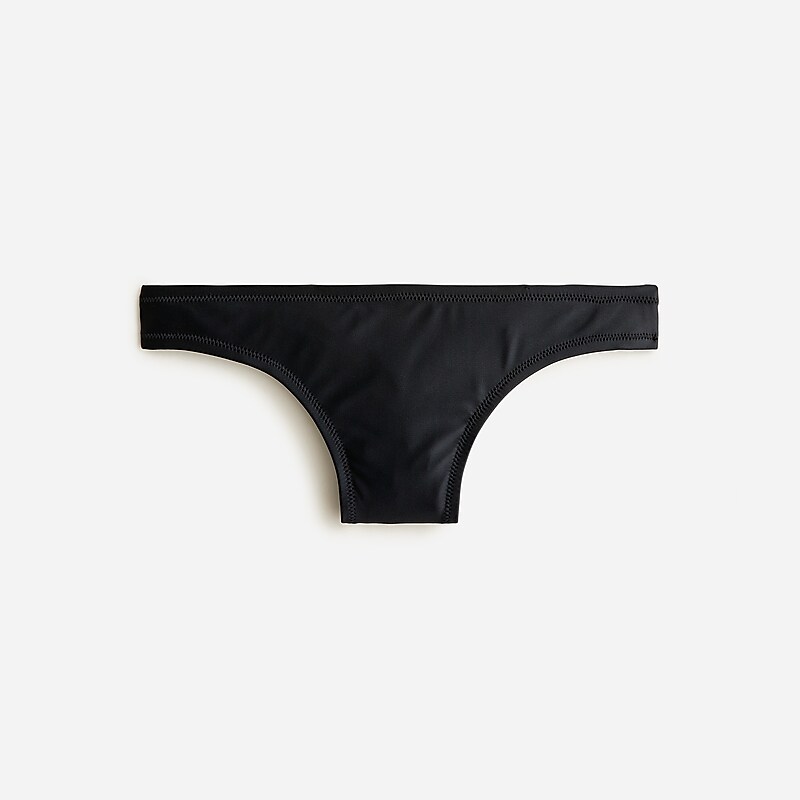 Black J.Crew Hipster full-coverage bikini bottom | J.Crew Factory | ITNWE9124