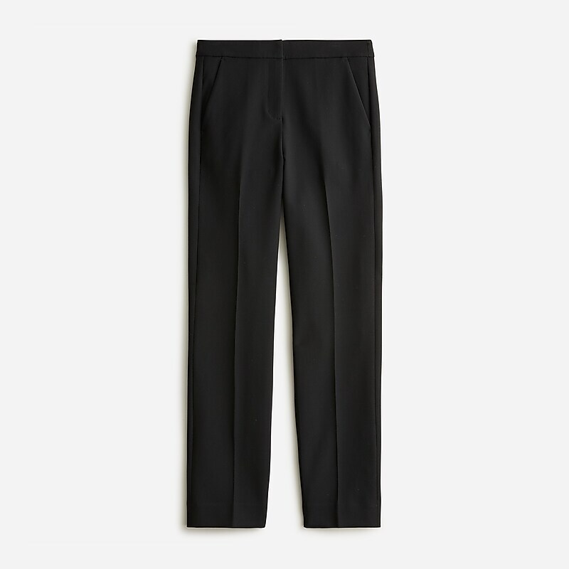 Black J.Crew Kate straight-leg pant in four-season stretch | J.Crew Factory | AOSLV1760