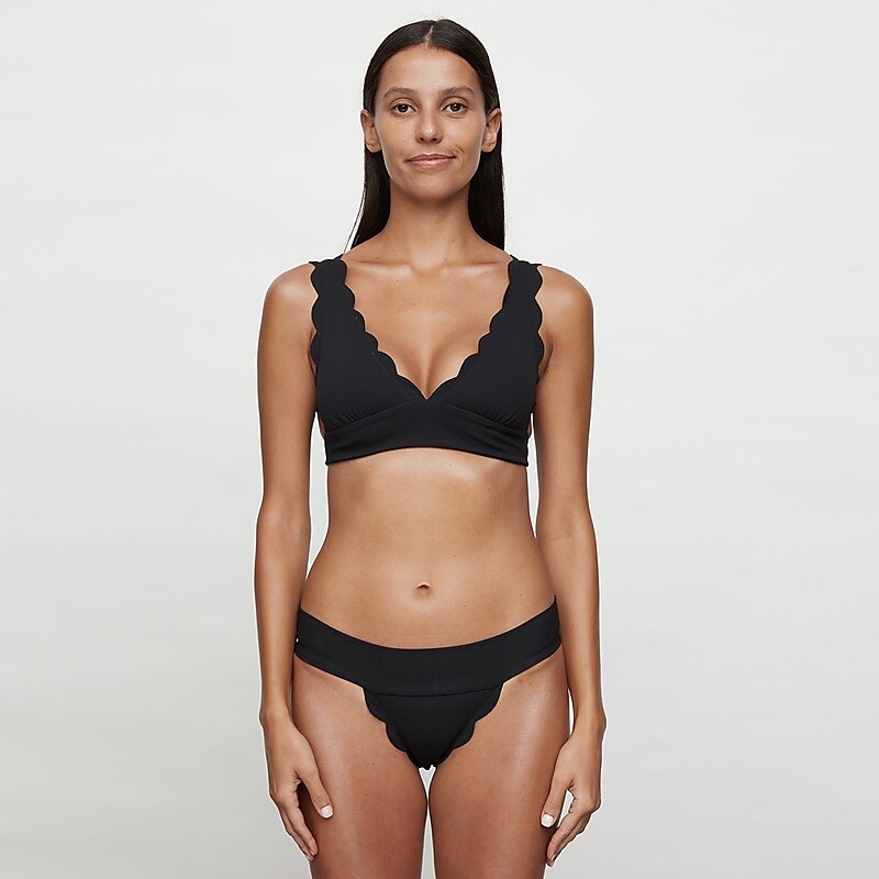 Black J.Crew MARYSIA Santa Clara bikini bottom | J.Crew Factory | IOGUQ1085