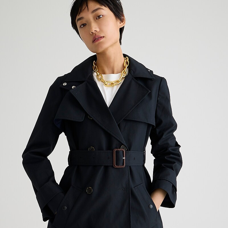 Black J.Crew New Icon trench | J.Crew Factory | GPLRB8064