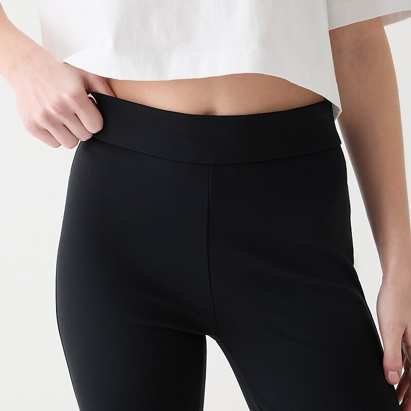 Black J.Crew Pixie pant in stretch ponte | J.Crew Factory | WTYSZ8710