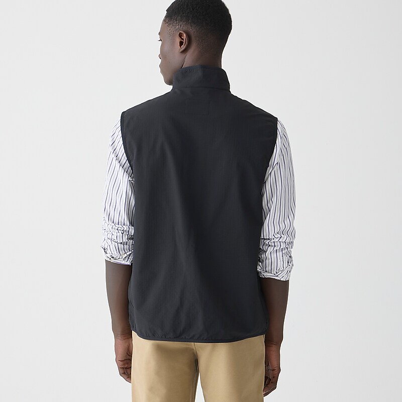 Black J.Crew Stretch tech vest | J.Crew Factory | SXKWR3576